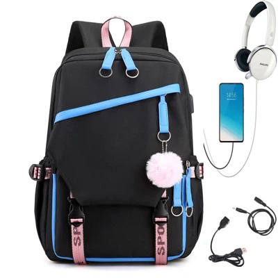 حقائب الظهر الجامعية مع منفذ USB